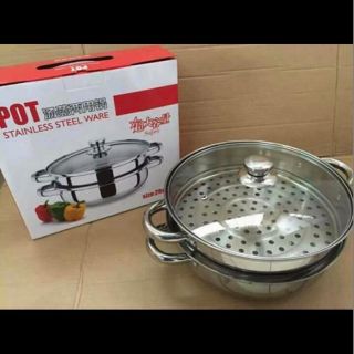 Nồi hấp 2 tầng đa năng 28 cm