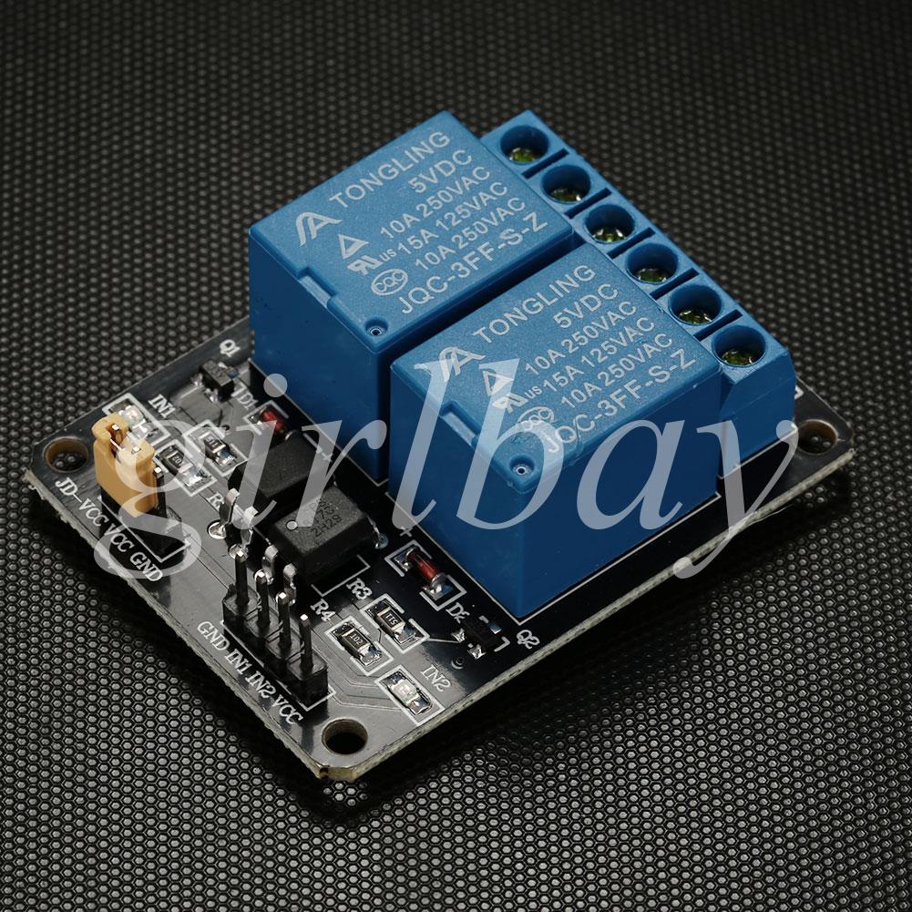 1 Bản Mạch Rơ Le 5v 2ch Cho Arduino Arm Pic Avr Msp430 8051 Dsp