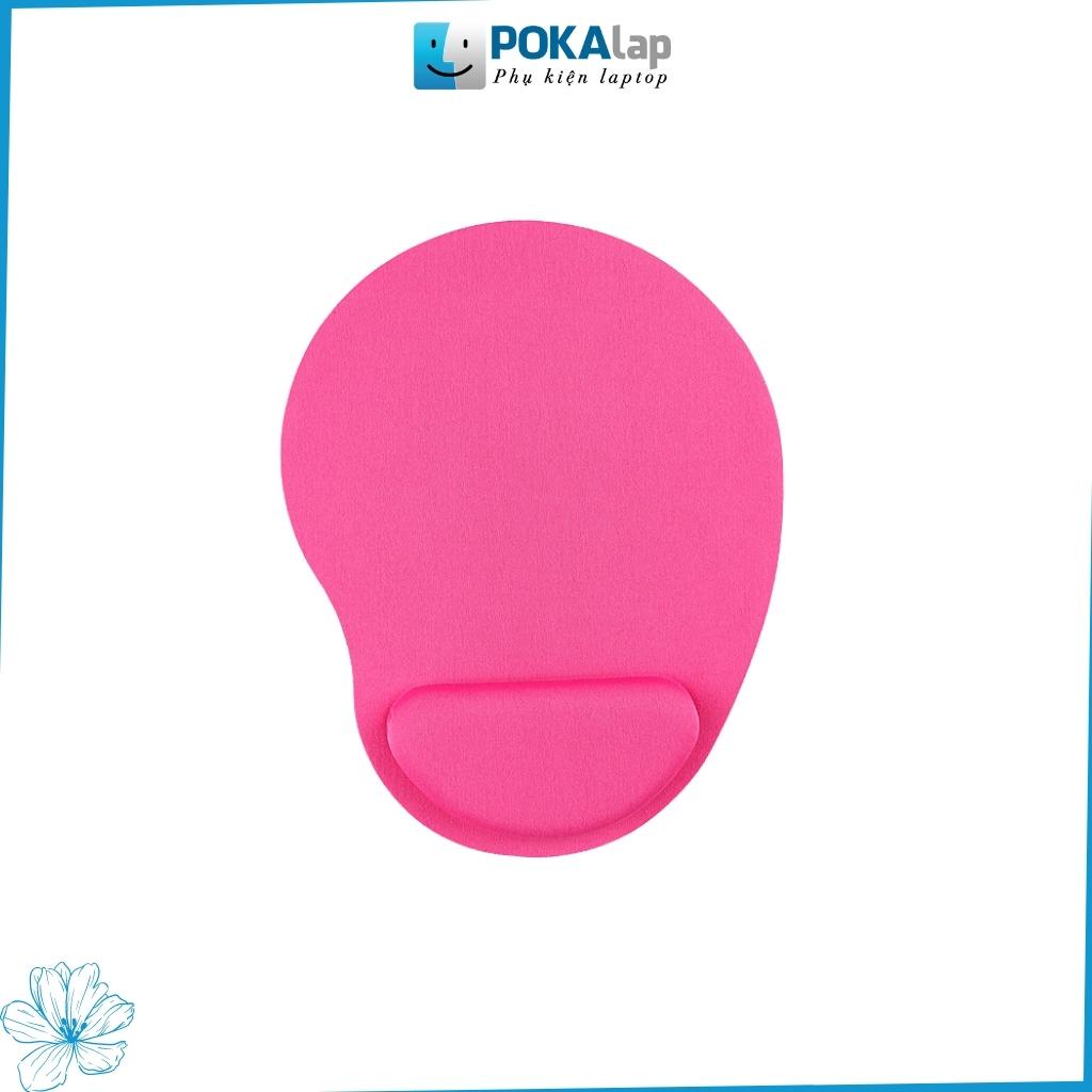 Tấm lót chuột có đệm kê cổ tay POKA61 siêu nhẹ, chống mỏi tiện dụng, nhiều màu sắc - POKALAP