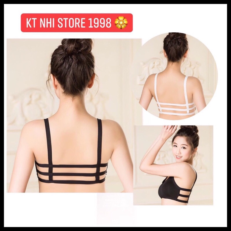 Áo Bra 3 Dây Không Gọng Mút Mỏng Mặc Thoải Mái . Tập Gym hoặc đi bơi