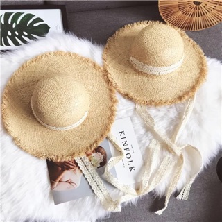 Mũ rơm quai trơn ulzzang