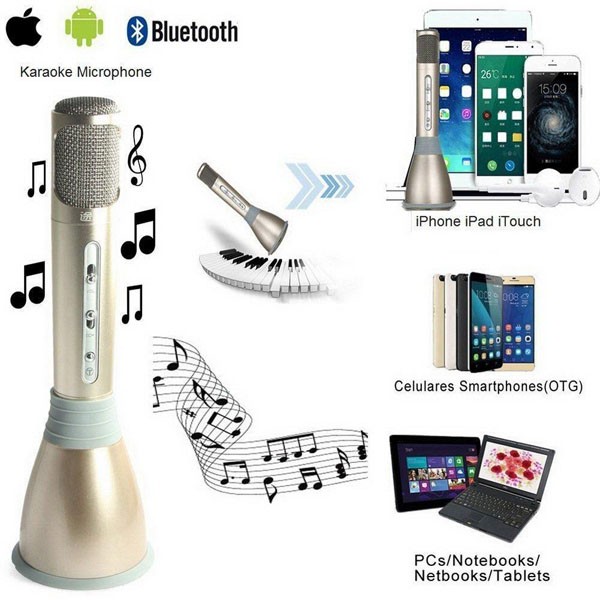 MICRO KARAOKE KIÊM LOA BLUETOOTH TUXUN K068