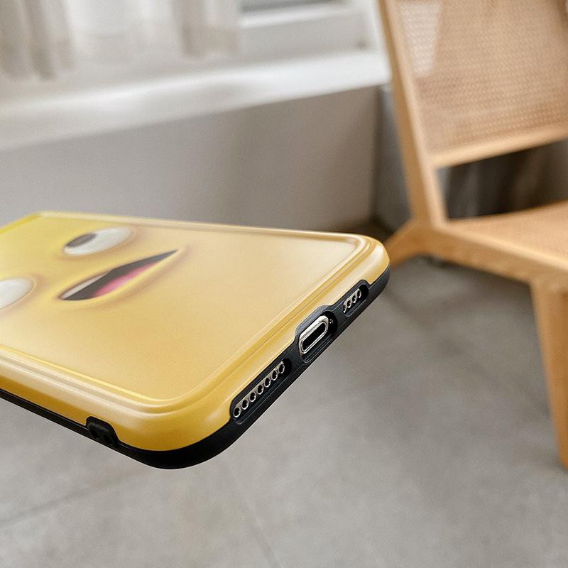 Ốp Lưng Silicon IMD Bảo Vệ Camera Emoji Funny | BigBuy360 - bigbuy360.vn