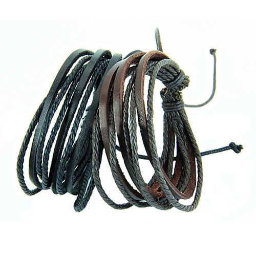 Vòng tay nhiều sợi dễ dàng thu nới cho nam và nữ