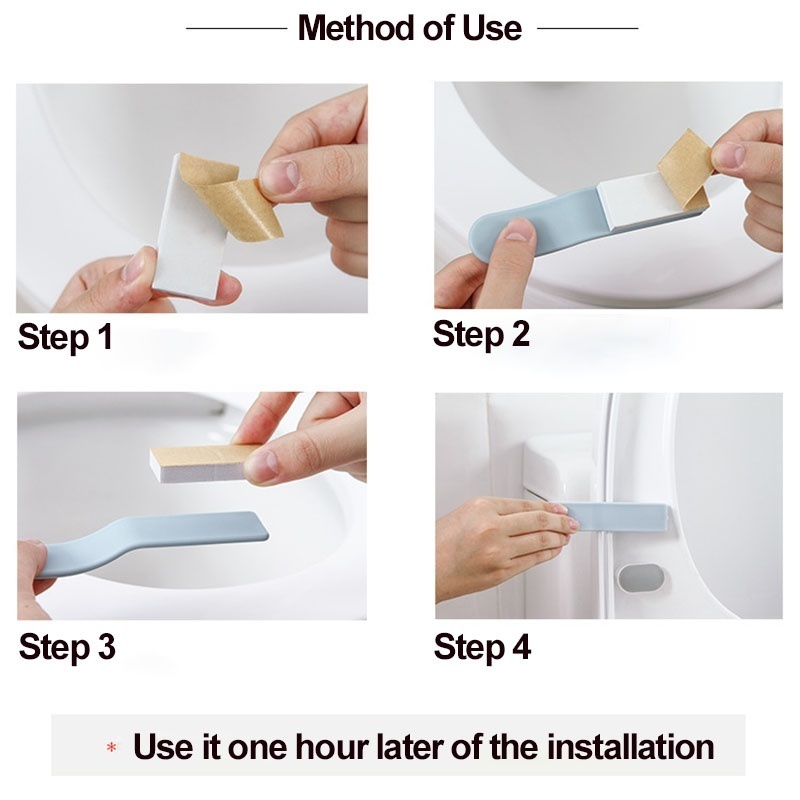 Miếng nhấc bệ ngồi bồn vệ sinh màu ngẫu nhiên