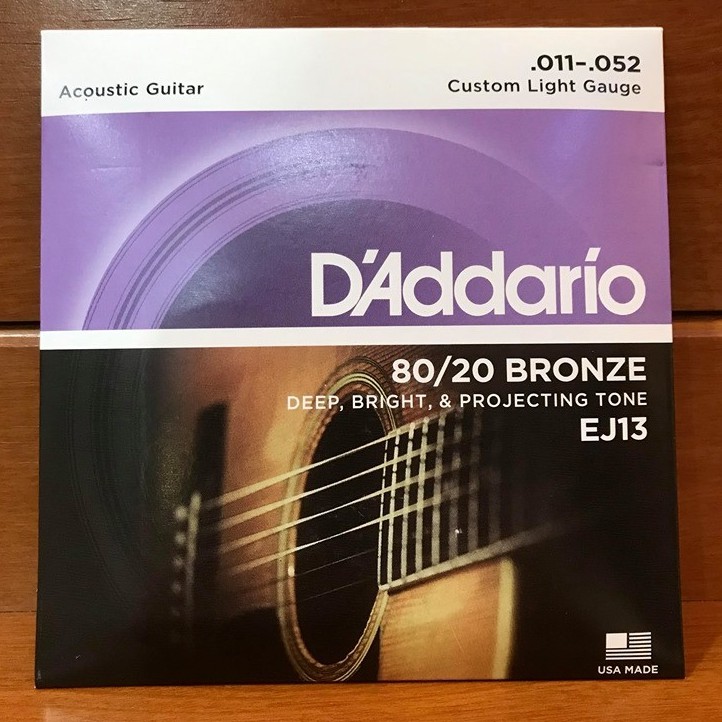 Dây Guitar Acoustic D'Addario EJ13 - Exp26