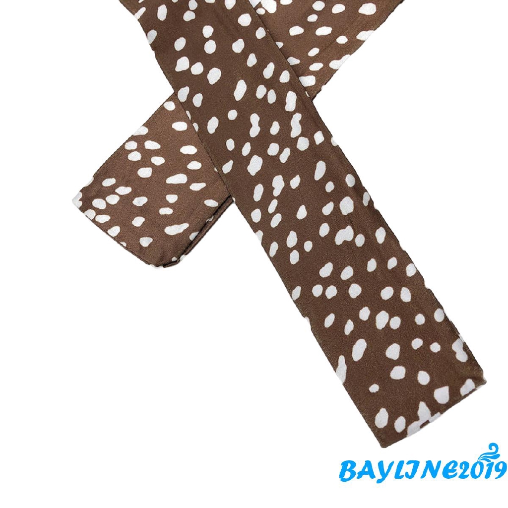 Chân Váy Dài Lưng Cao Xẻ Tà Họa Tiết Chấm Bi Thời Trang Mùa Hè Cho Nữ