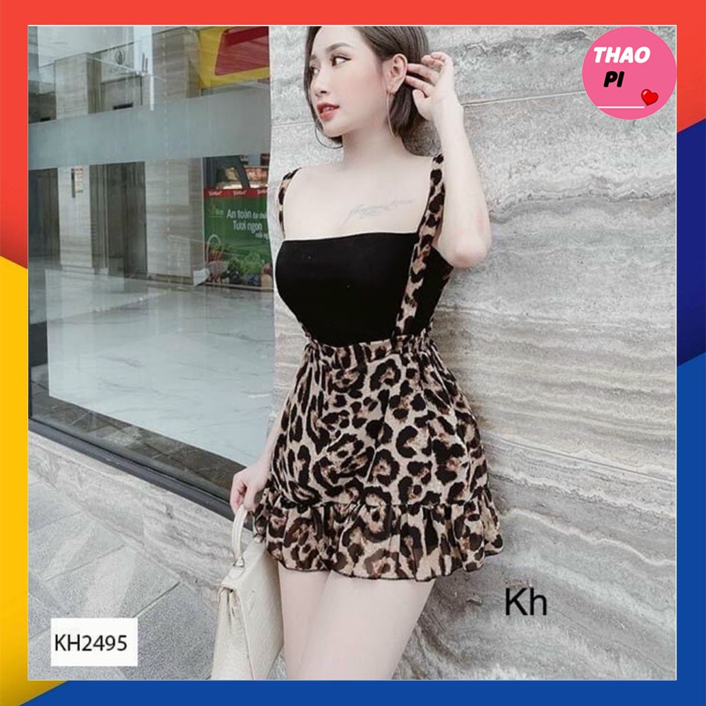 Set áo và yếm beo dễ thương siêu xinh