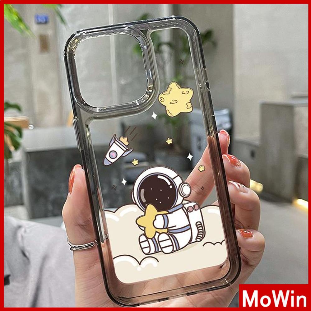 Ốp điện thoại acrylic HD in phi hành gia thích hợp cho iPhone 14 Pro Max 13 Pro Max 12 Pro Max 11 Pro Max xr xs max