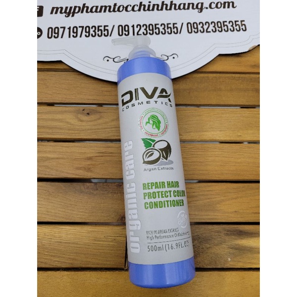 LẺ DẦU GỘI HOẶC DẦU XẢ DIVA PHỤC HỒI VÀ BẢO VỆ MÀU NHUỘM 500ML - 750ML