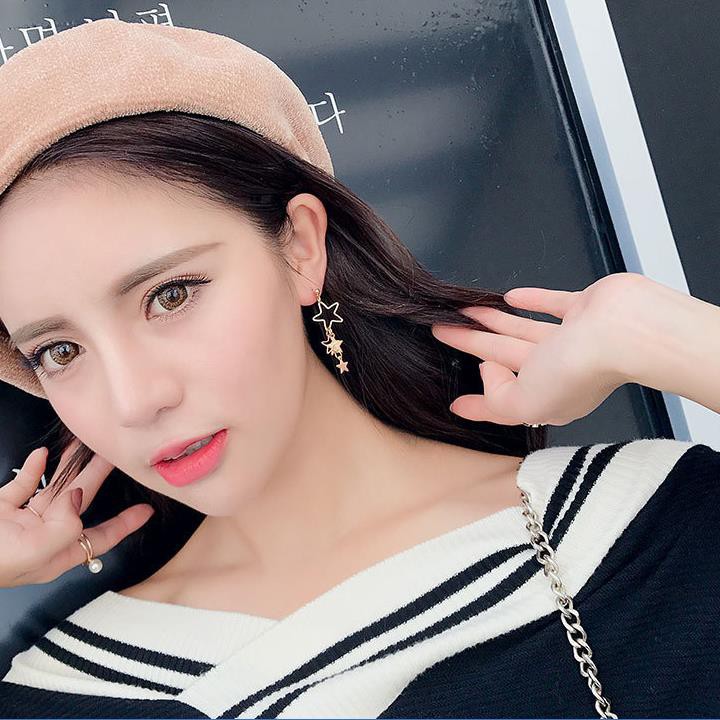 Bông Tai Thiết Kế Hình Ngôi Sao Kiểu Hàn Quốc A17