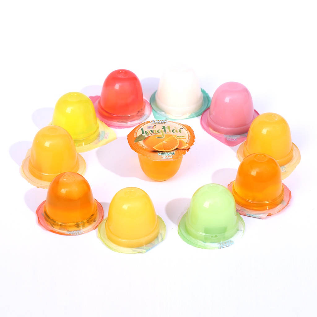 Thạch Rau Câu Long Hải Hương Vị Tổng Hợp Trọng Lượng Túi 416 G