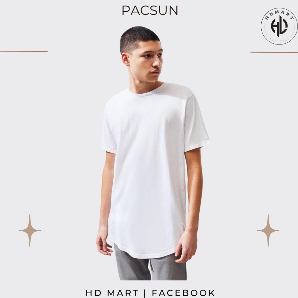 Áo Thun Unisex Pacsun Basic Tee Vạt Bầu HD Mart