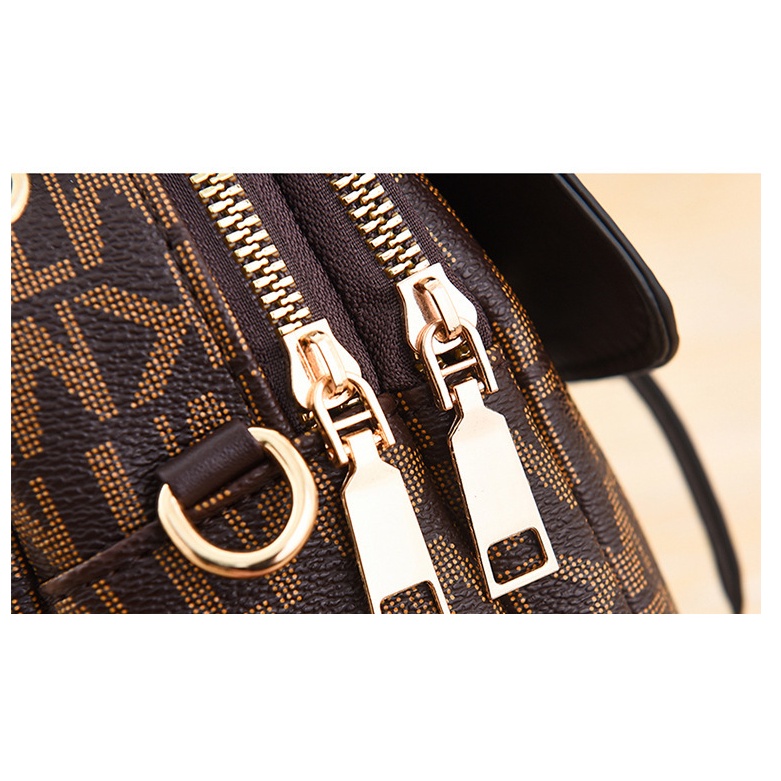 Túi da đeo chéo CHUWANGLIN mini in họa tiết thời trang cho nữ