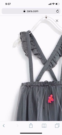 Chân váy kèm đai Zara (1-6Y)