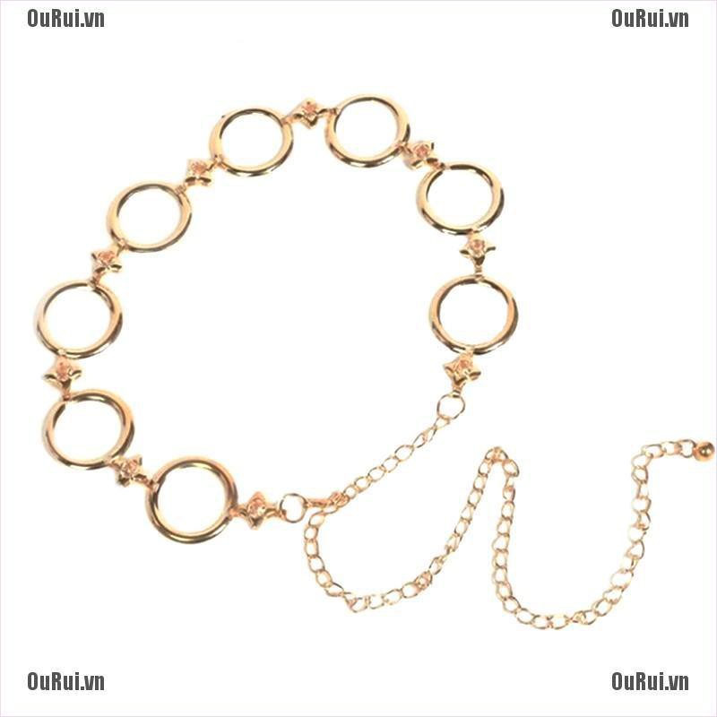 Thắt Lưng Kim Loại Màu Vàng Phù Hợp Cho Cô Dâu Trong Ngày Cướ