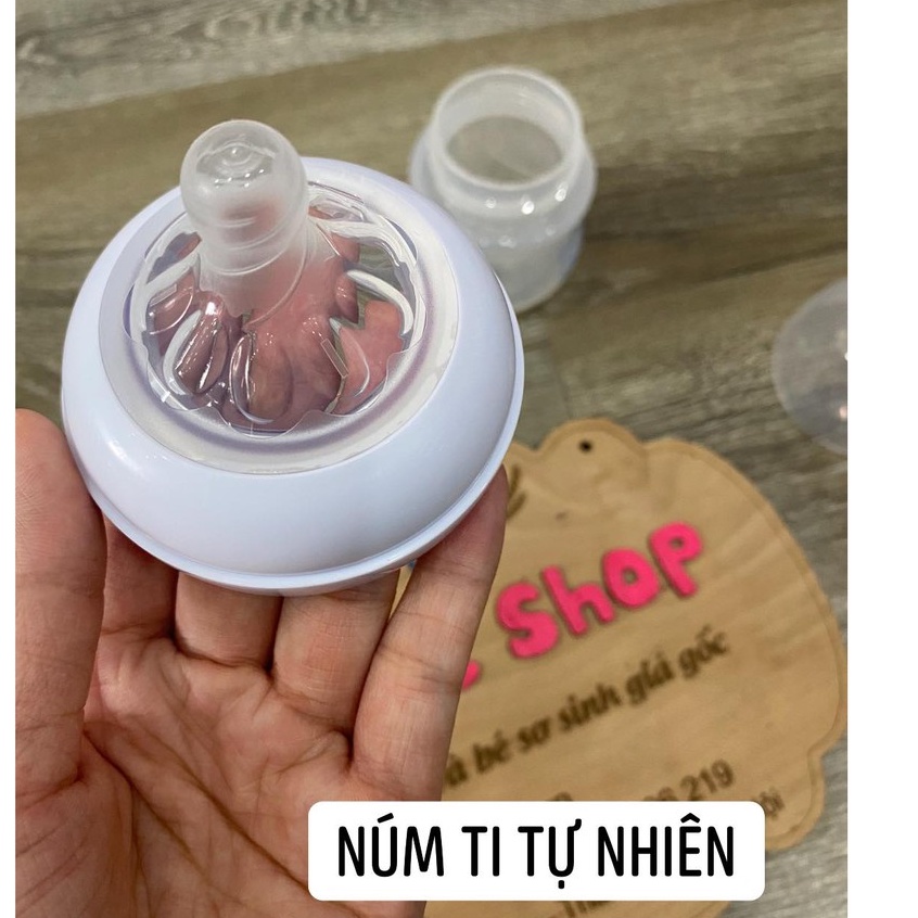 [Tặng Tay Cầm+Chọn size núm] Bình Sữa Avent Natural 60ml/125ml/260ml/330ml 100% Chính Hãng