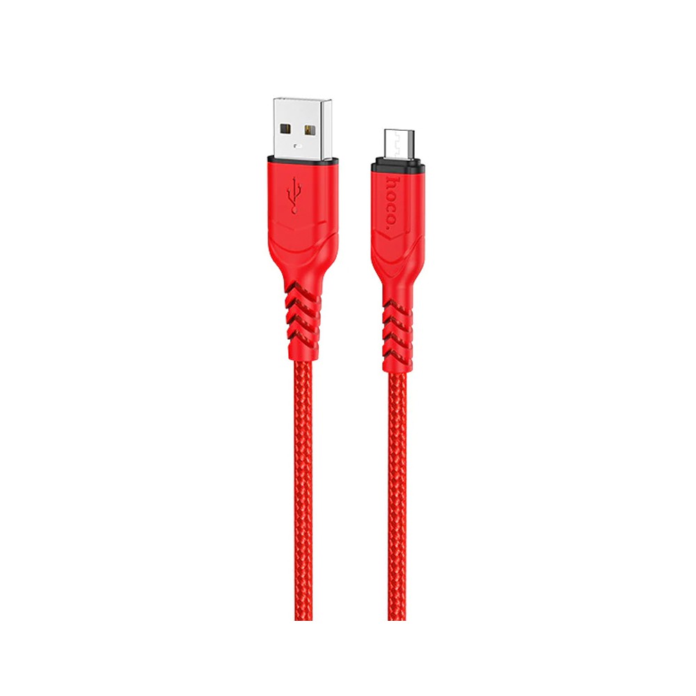 Cáp sạc nhanh Hoco X59 USB to Micro sạc nhanh 2.4A đầu sạc chống gẫy gập, đầu sạc chống gẫy gập, dài 100cm