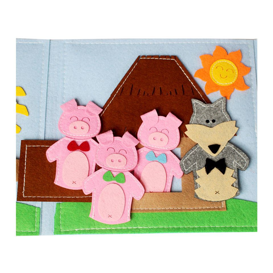 Giảm Giá Truyện Thiếu Nhi Ba Chú Heo Con - Sách Vải - Beecost