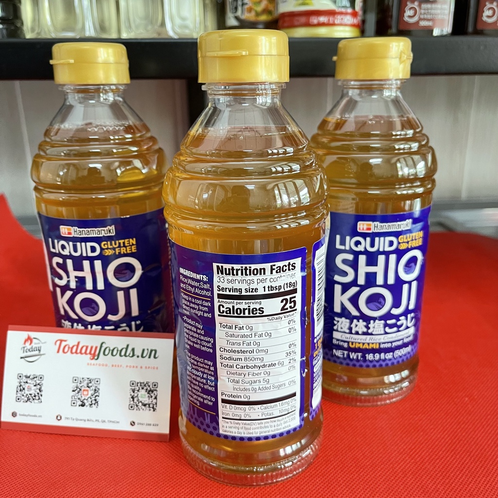Sốt Liquid Shio Koji {Hanamaruki} - 500ML