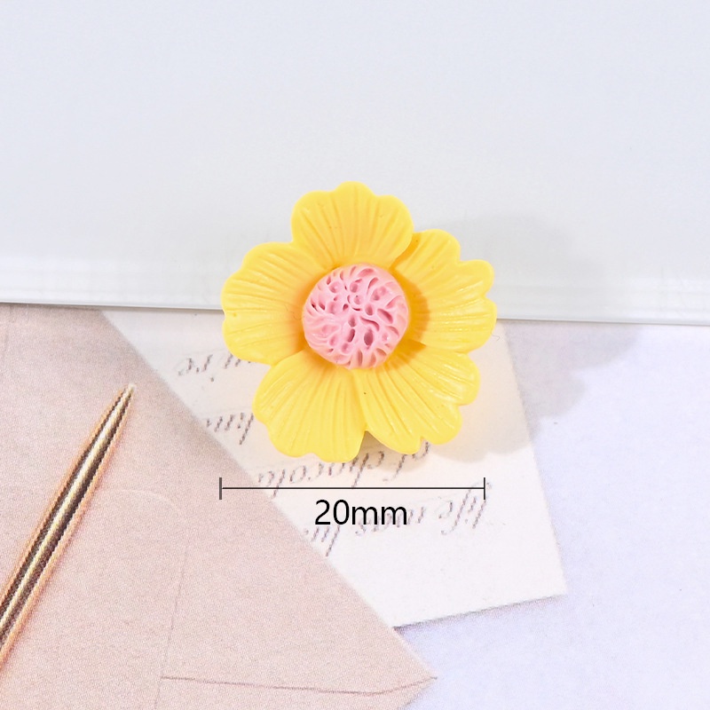Mô hình 20 bông hoa sữa trắng dùng làm đồ thủ công trang trí handmade Charm SLime