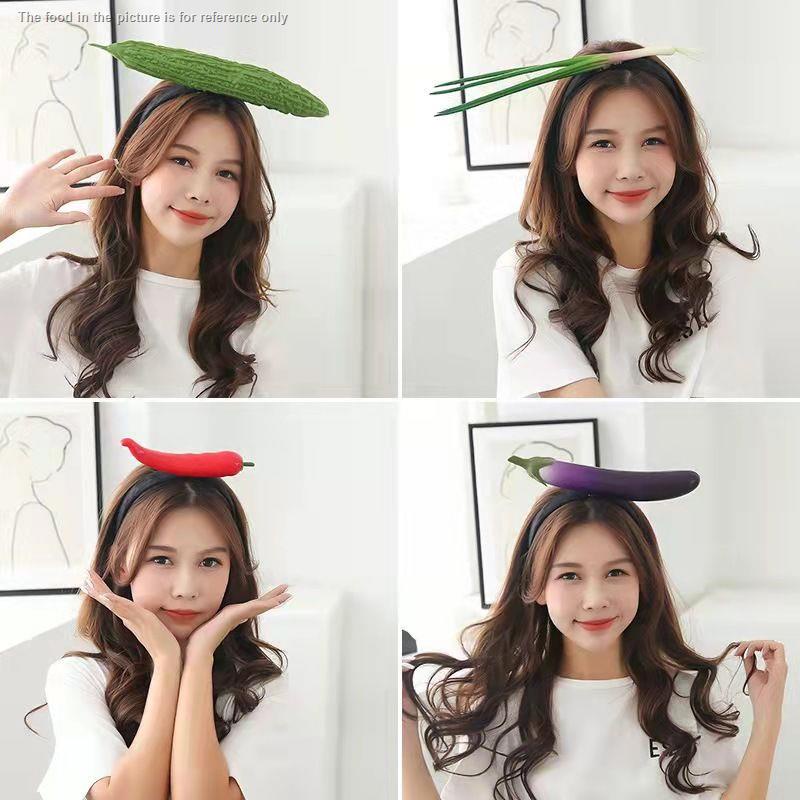 Băng Đô Cài Tóc Hình Rau Củ Quả Ớt Ba Chiều Sáng Tạo Dễ Thương Cá Tính