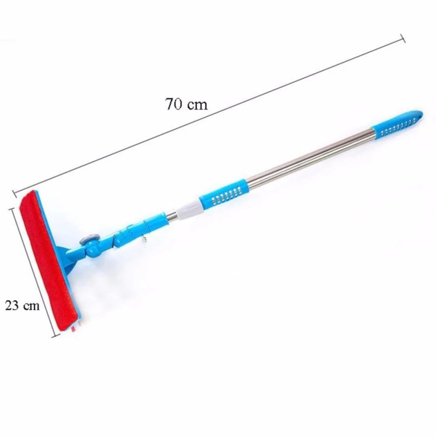 CÂY LAU KÍNH KÉO DÀI 70CM, dụng cụ vệ sinh chùi rửa kiếng thân dài tiện lợi đa năng thông minh, lau quét bụi bẩn nhanh