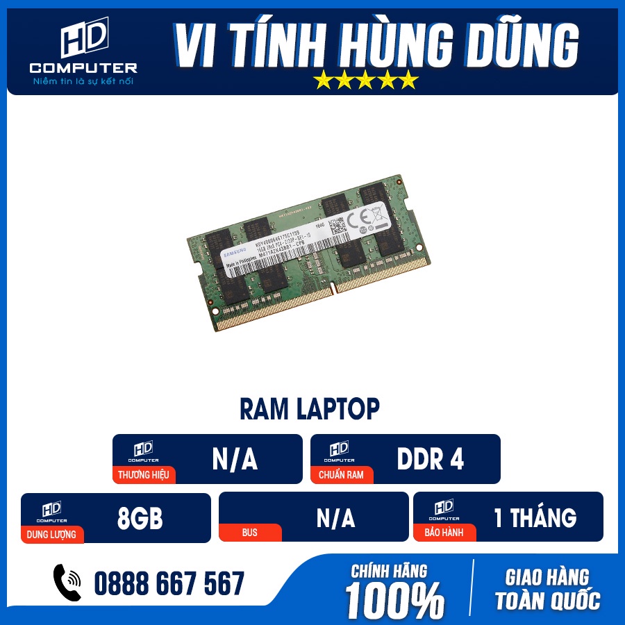 Ram Laptop DDR4 8G, ram máy laptop ddr4 8g