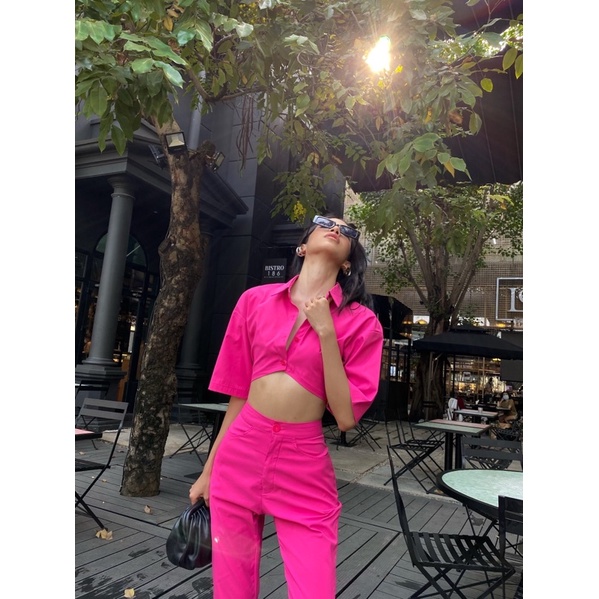 Amerose - Set sơmi croptop quần ống loe - THIẾT KẾ BỞI IAMCOCO.OFFICIAL