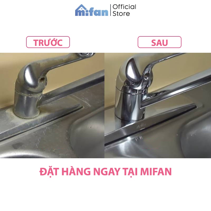 Nước Tẩy Rửa Sen, Vòi Inox, Tường Sàn Gạch Nhà Tắm SMART tc - Làm Sạch Cặn Canxi, Vết Bẩn Lâu Ngày