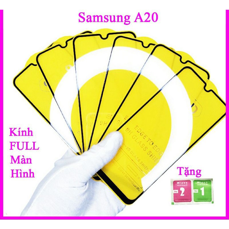 Kính cường lực điện thoại  Samsung A20/A20s