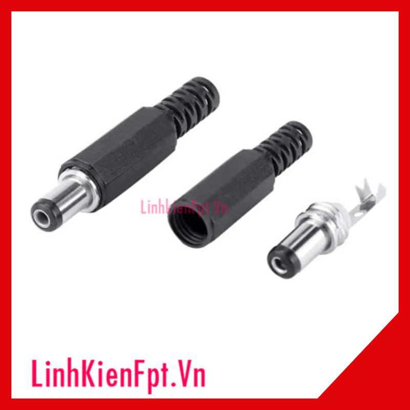 ⚡️FLASH SALE⚡️ Combo 10 Đầu jack dc5.5x2.1mm đực Giá rẻ nhất