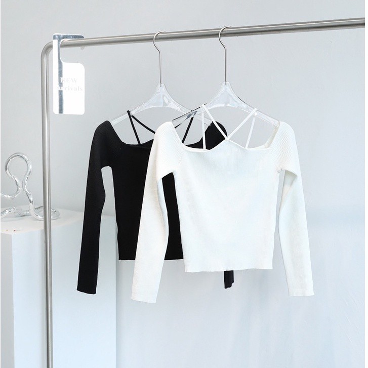 [MURIOKI] Áo Dệt Kim Trễ Vai Thiết Kế Quyến Rũ Cho Phái Nữ