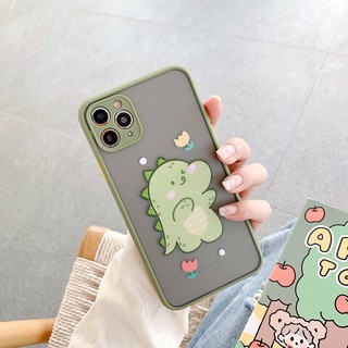 Ốp lưng iphone in Hình Cute Dino Basic Bảo Vệ Camera