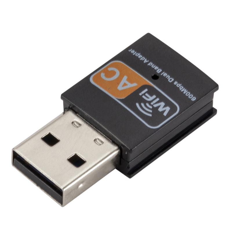 USB Thu Sóng Wifi 600 Mbps 2.4-5ghz 802.11 Ac Laptop PC OY