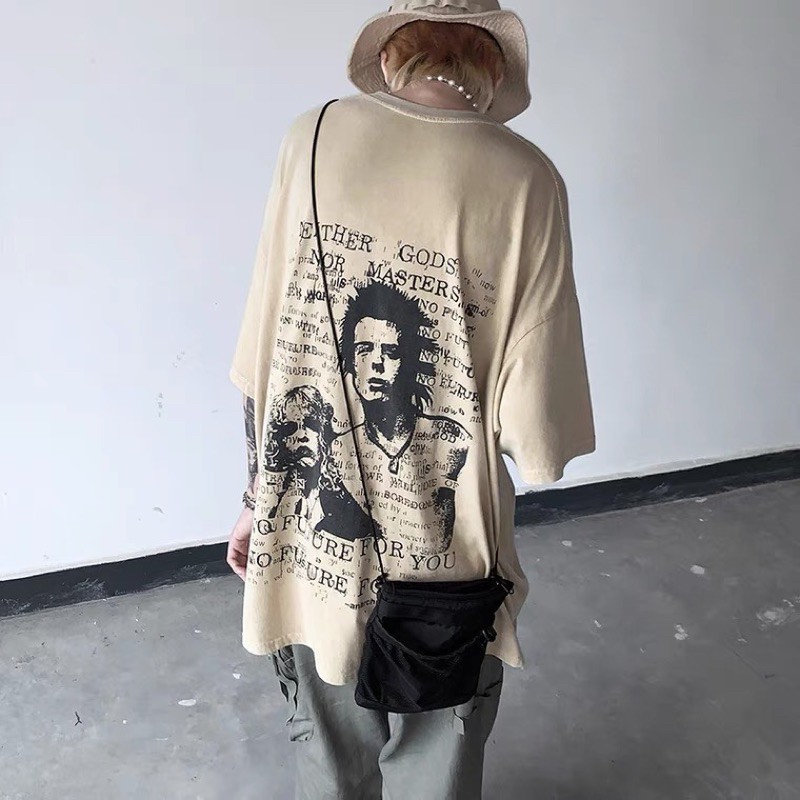 Túi đeo chéo basic phong cách streetwear, retro Mr.MIB