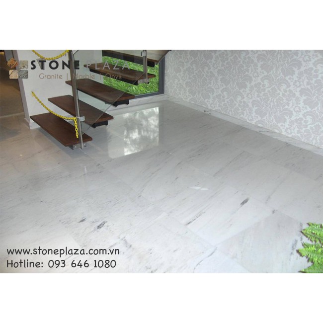 ĐÁ MARBLE TRẮNG NGỌC VÂN CHỚP (POLARIS WHITE MARBLE)