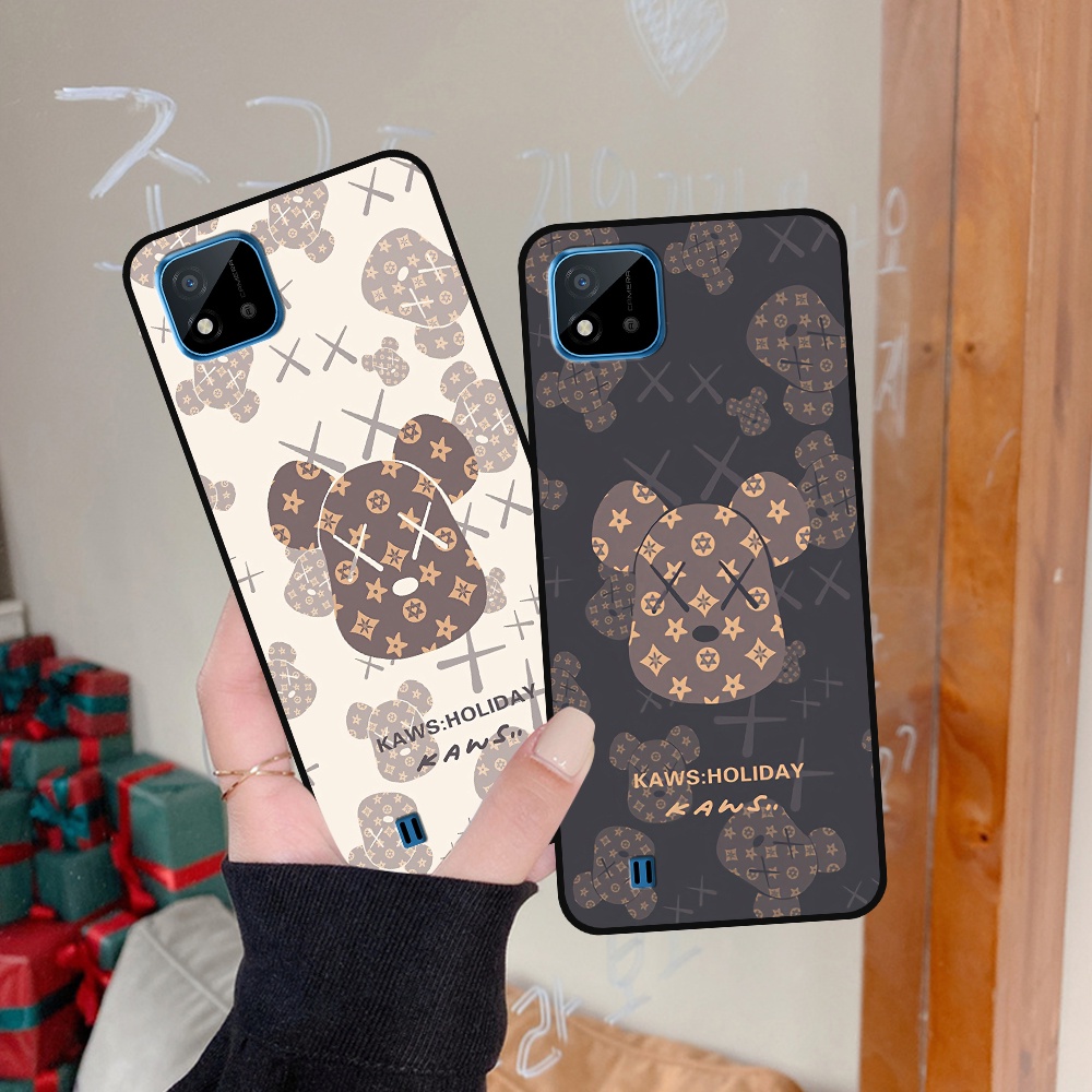 Ốp Realme C11 2020/2021 / C12 / C15 / C20  in hình họa tiết Mountain, Be@rbrick dễ thương (T13 - T18)