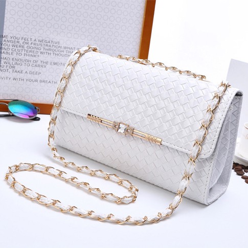 Túi Đeo Chéo, Túi Đeo Chéo T20 Caro Lớn  Màu Trắng