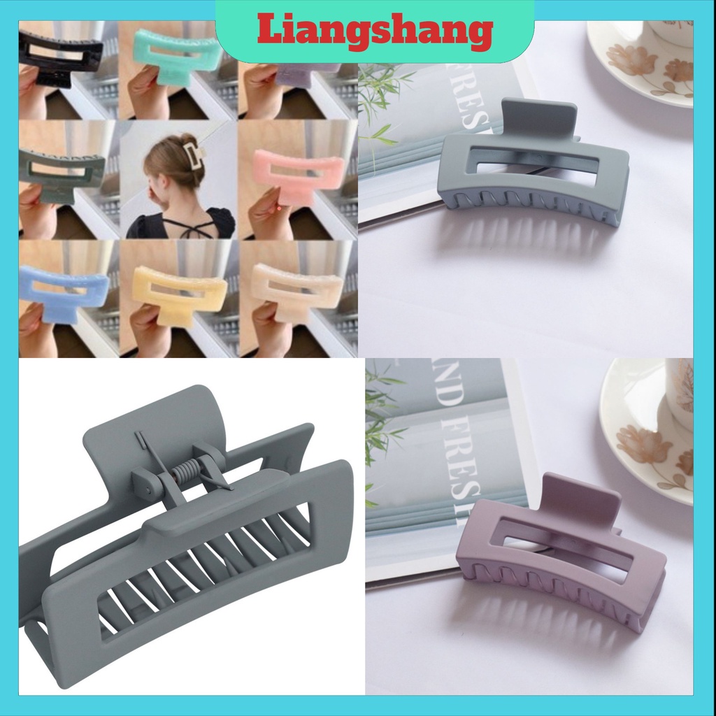 Kẹp Tóc Càng Cua Trơn❤️Freeship❤️Kẹp Tóc Hàn Quốc Nhiều Màu Dáng Vuông