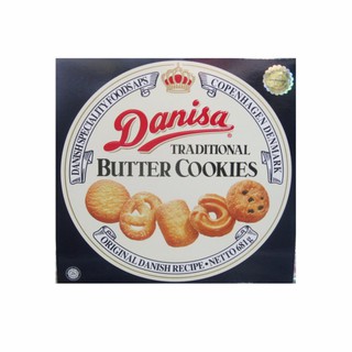 Bánh quy bơ hộp thiếc Danisa trung 681gr (kèm túi xách)