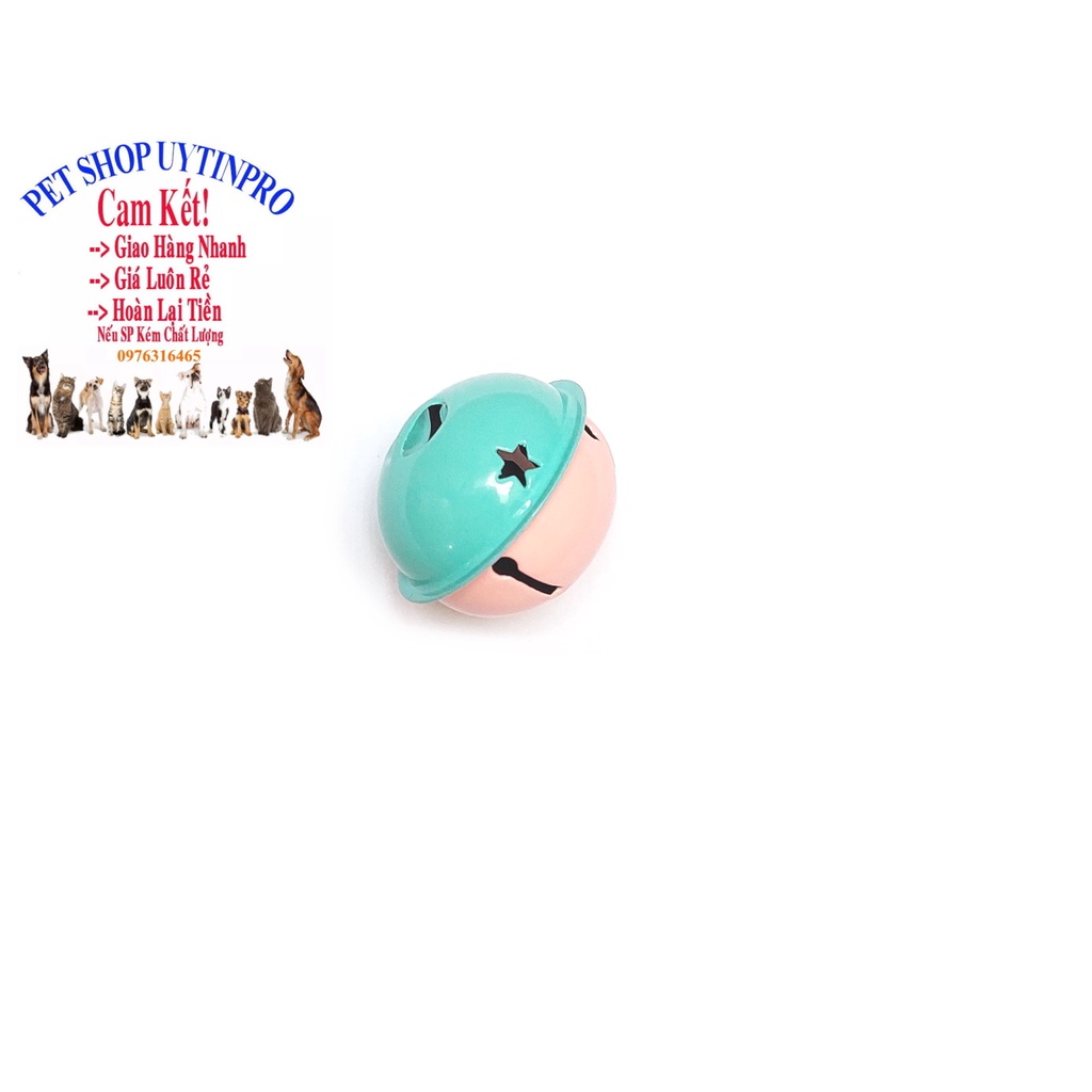 Chuông lục lạc cho Chó Mèo Chất liệu cao cấp Đường kính 3.5cm