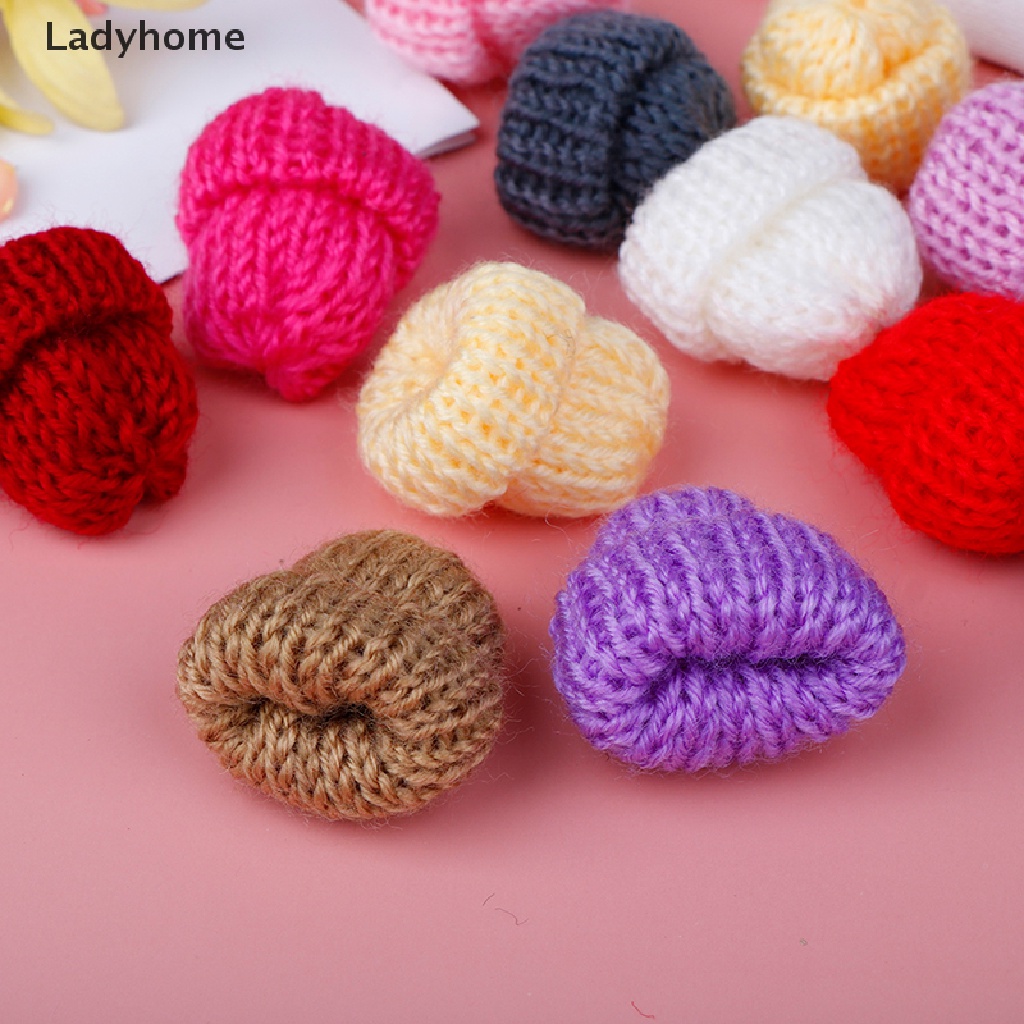 Set 30 nón len mini dễ thương dùng làm đồ chơi búp bê