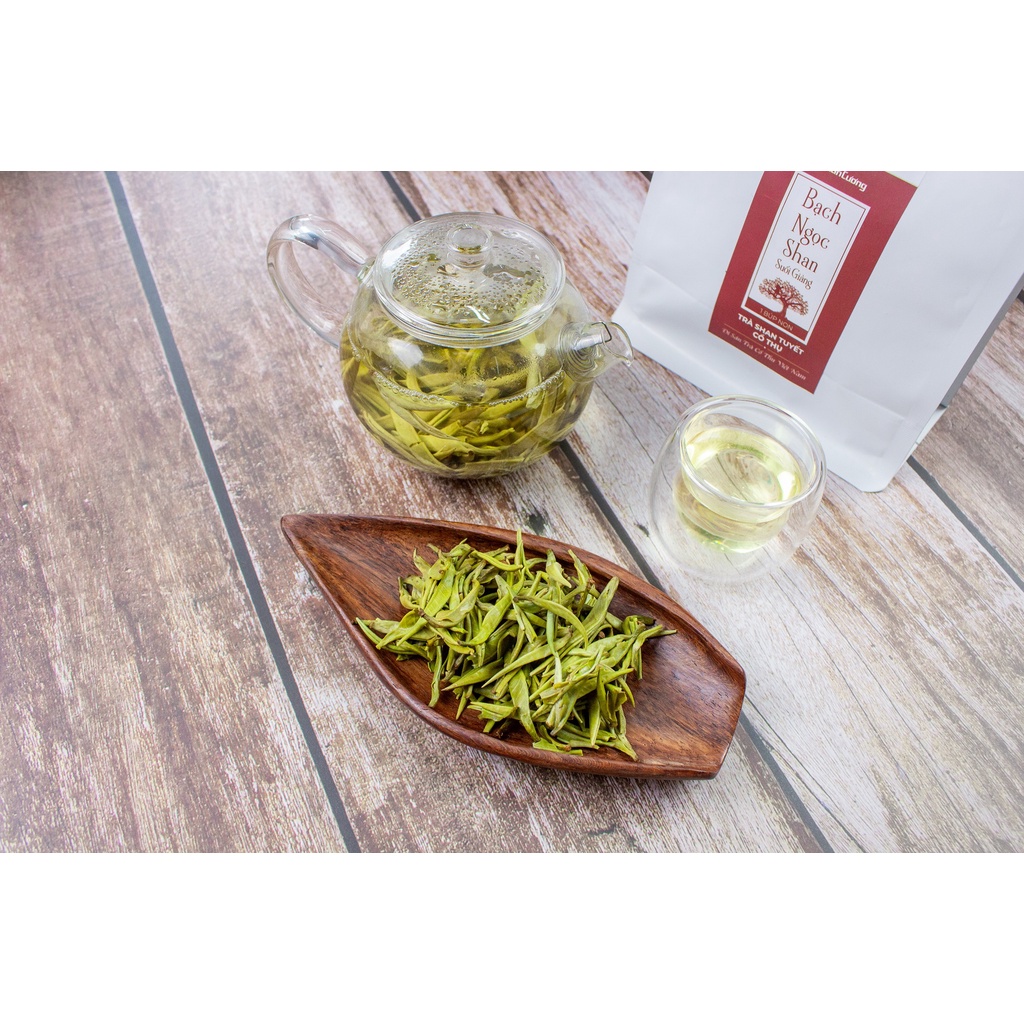 Trà Bạch Ngọc Shan Suối Giàng Túi 100g - Bạch Trà Cổ Thụ Suối Giàng, Yên Bái