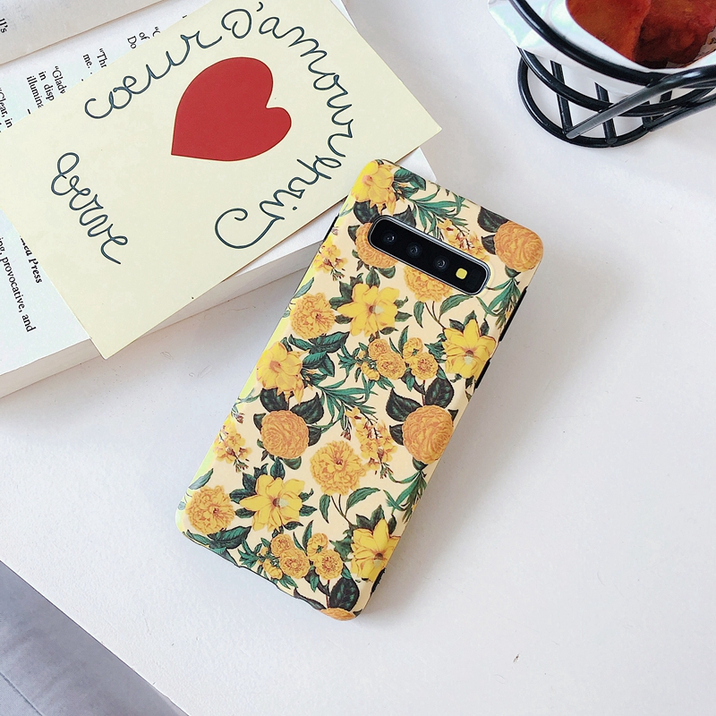 Ốp điện thoại họa tiết hoa cho Samsung Galaxy S10 S9 S8 Plus Note 8 9 | BigBuy360 - bigbuy360.vn