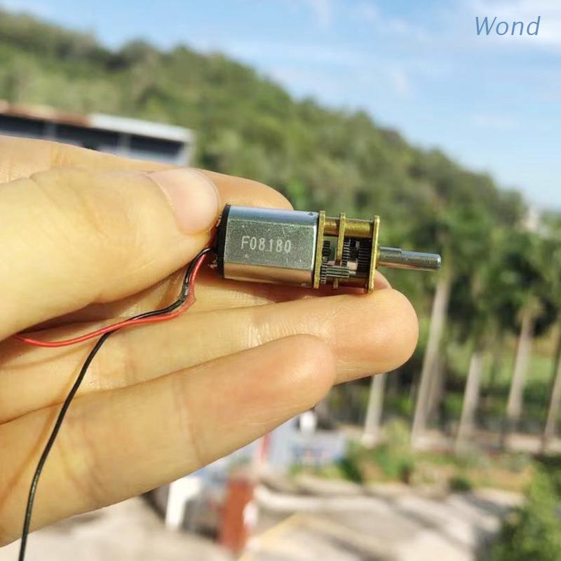 Động cơ bánh răng kim loại mini Wond DC 12V N20
