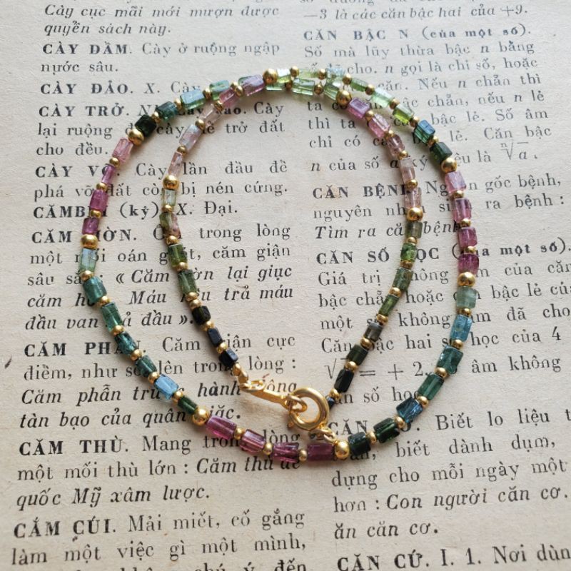 vòng cổ tourmaline