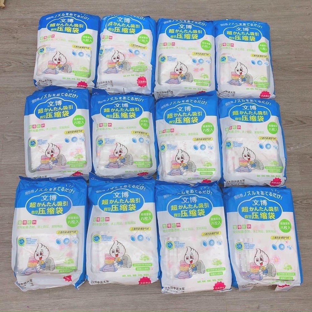 FREESHIP - SET 8 TÚI HÚT CHÂN KHÔNG ĐỰNG QUẦN ÁO