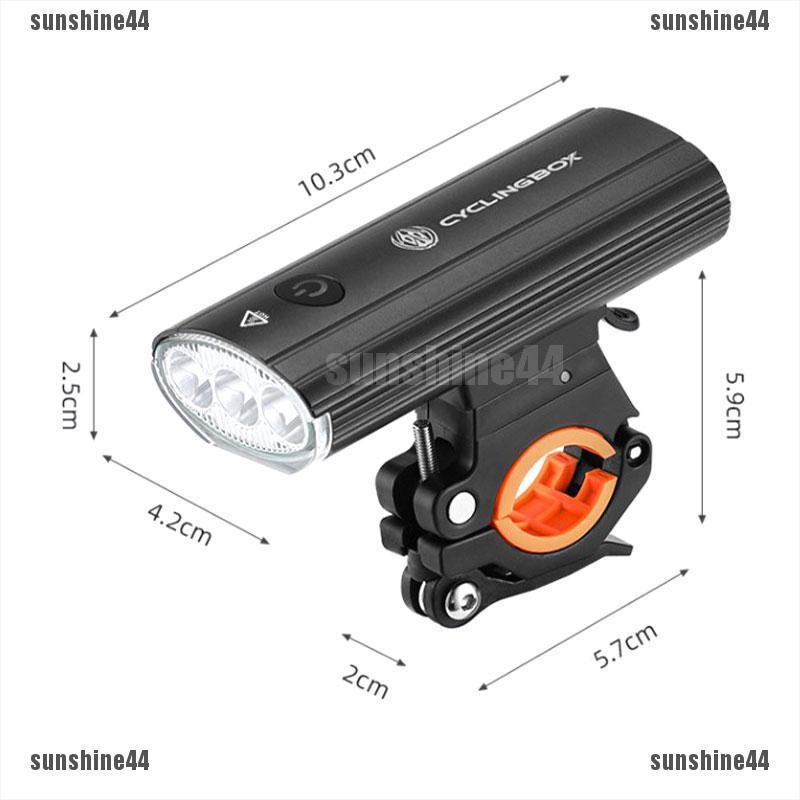 Đèn Pha Hợp Kim Nhôm Kiêm Sạc Dự Phòng Cho Xe Đạp Leo Núi Sunshine44