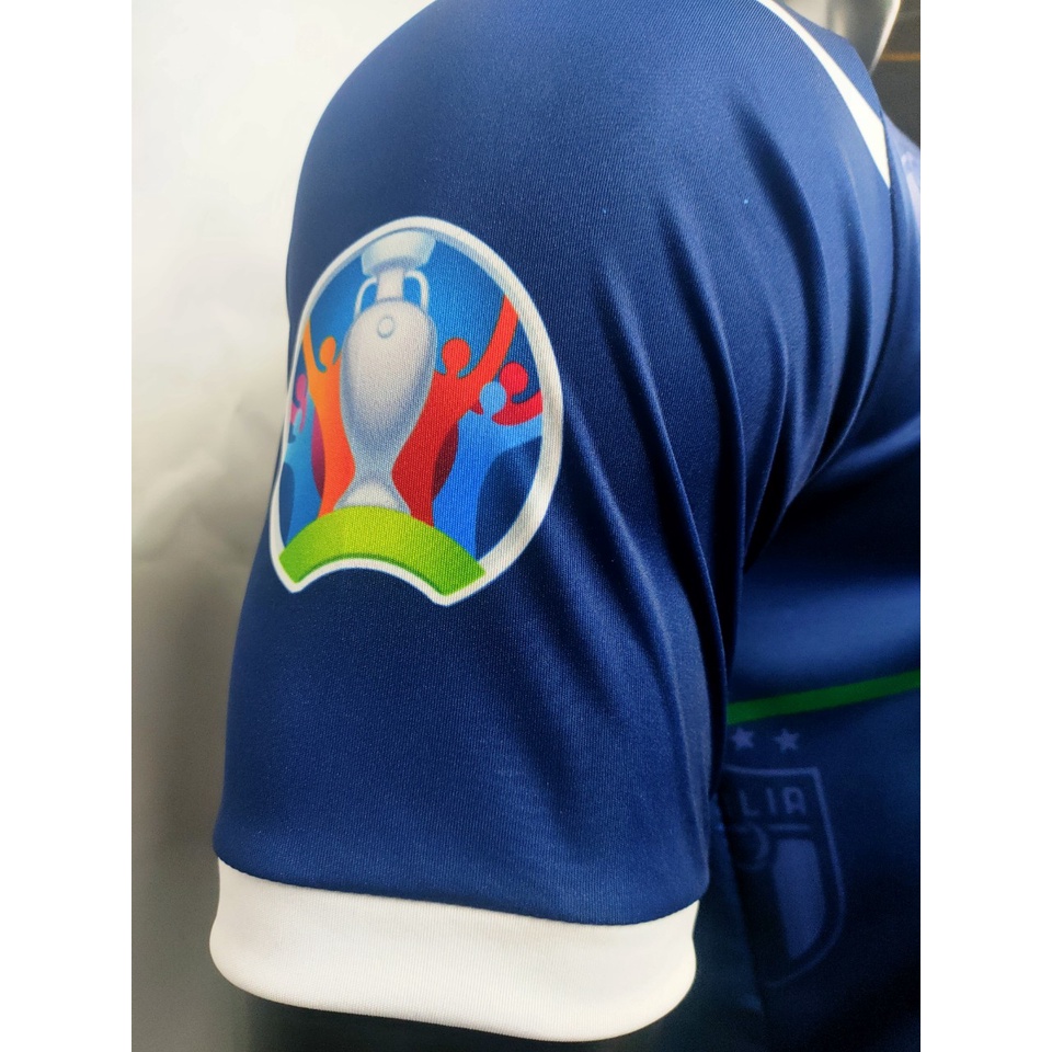 Áo bóng đá Thun lạnh Italia tím than đẹp tuyệt vời